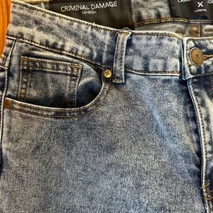 Criminal Damage Super Skinny jeans size 32 Reg